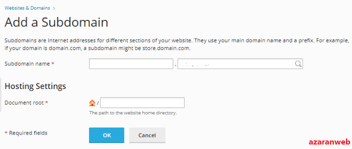 create-Sub-domain-in-plesk